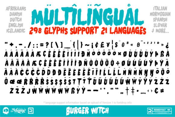 Burger Witch Font - Preview 5