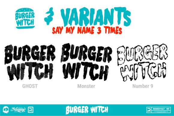 Burger Witch Font - Preview 6