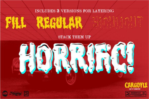 Cargoyle Font - Preview 3