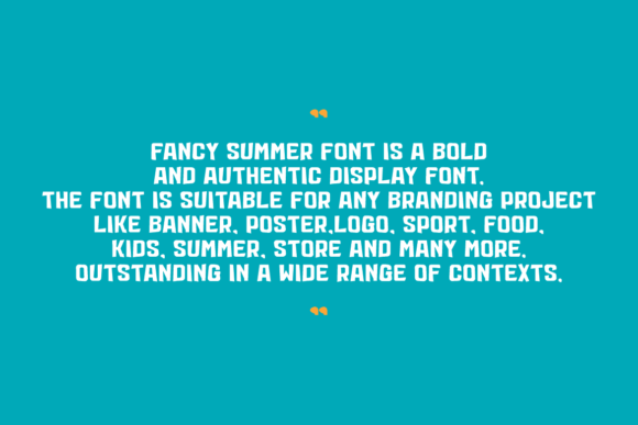Fancy Summer Font PNG with transparent background - Preview 4