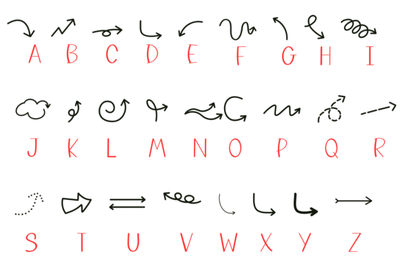Flèche Arrow Font - Preview 1