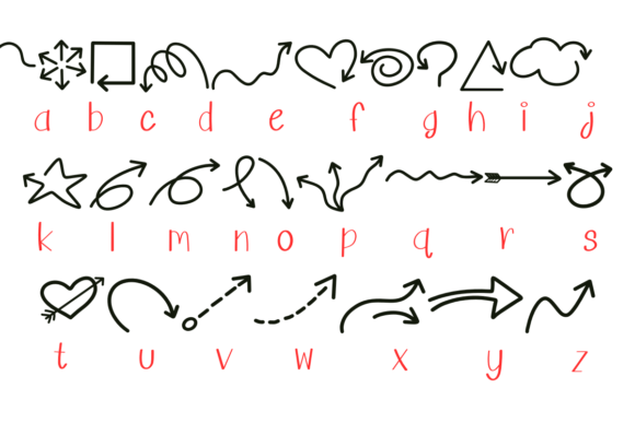Flèche Arrow Font - Preview 2