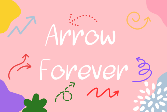 Flèche Arrow Font - Preview 5