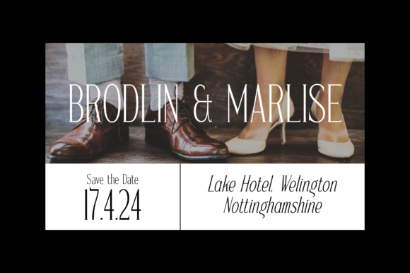 Gadnesh Meteora Font PNG with transparent background - Preview 3