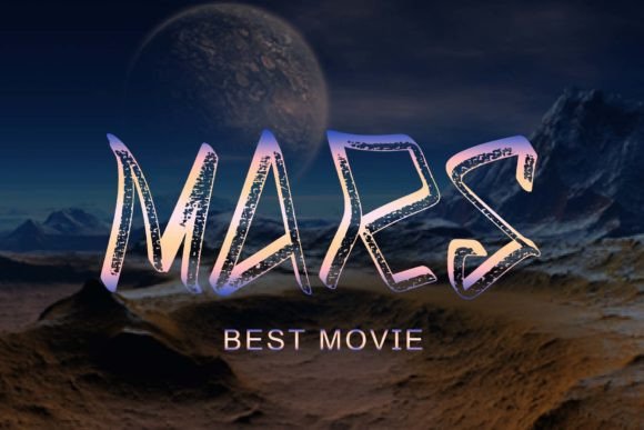 Galaxy Power Font PNG with transparent background - Preview 3