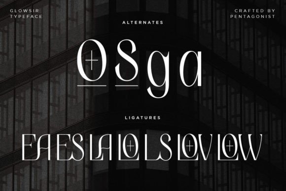 Glowsir Font - Preview 6