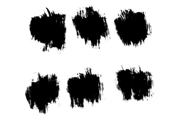 Grunge Effect Brush Stroke Bundle Grafik Plotterdateien Von bdvect1