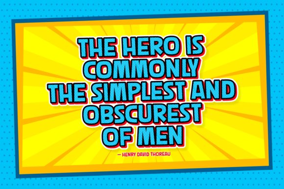 Hero Game Font PNG with transparent background - Preview 1