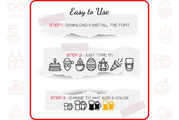 Holiday Alphabet Font - Preview 3