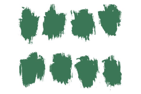 Ink Paint Brush Stroke Set Grafik Plotterdateien Von bdvect1
