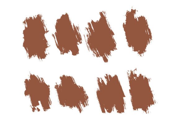 Ink Paint Brush Stroke Set Graphic Crafts By bdvect1