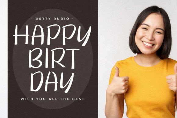 Peach Little Font font preview - 4
