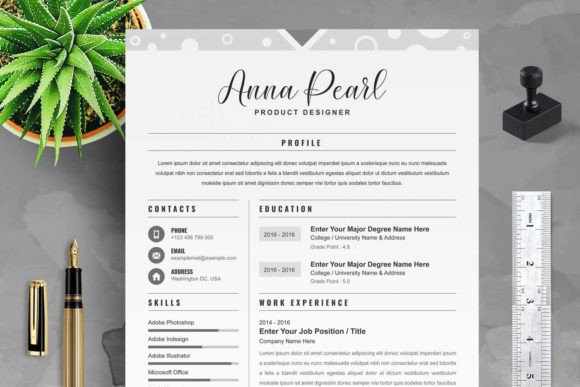 Product Designer Resume Template