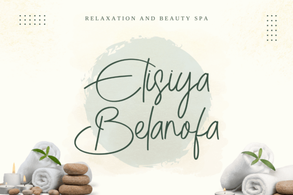 Rhosalia Signature Font PNG with transparent background - Preview 1
