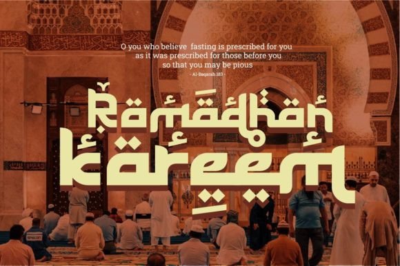 Sahur Font PNG with transparent background - Preview 1