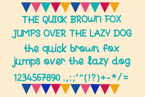 School Fiesta Font PNG with transparent background - Preview 3