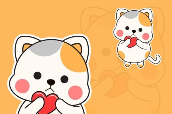 Teaching Materials Cute Cat Animals K