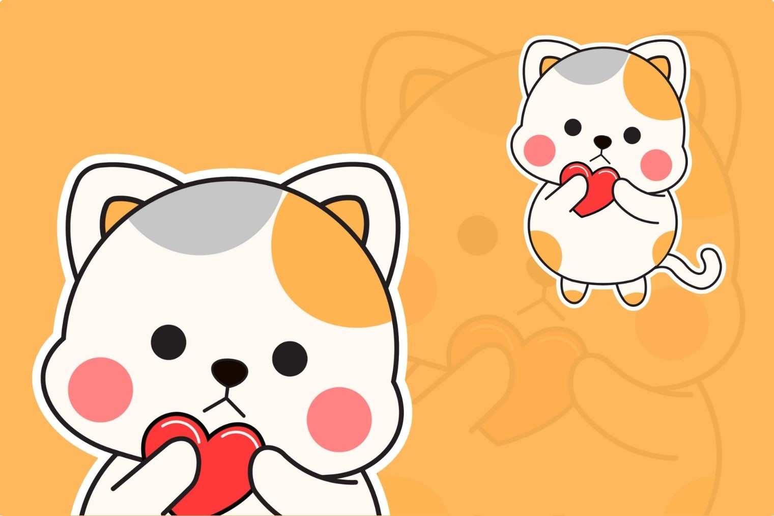 Teaching Materials Cute Cat Animals K