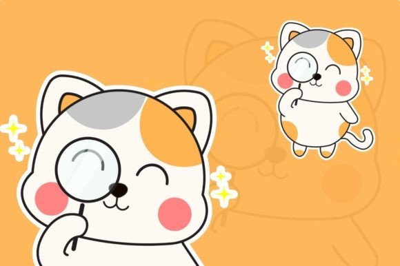 Teaching Materials Cute Cat Animals L