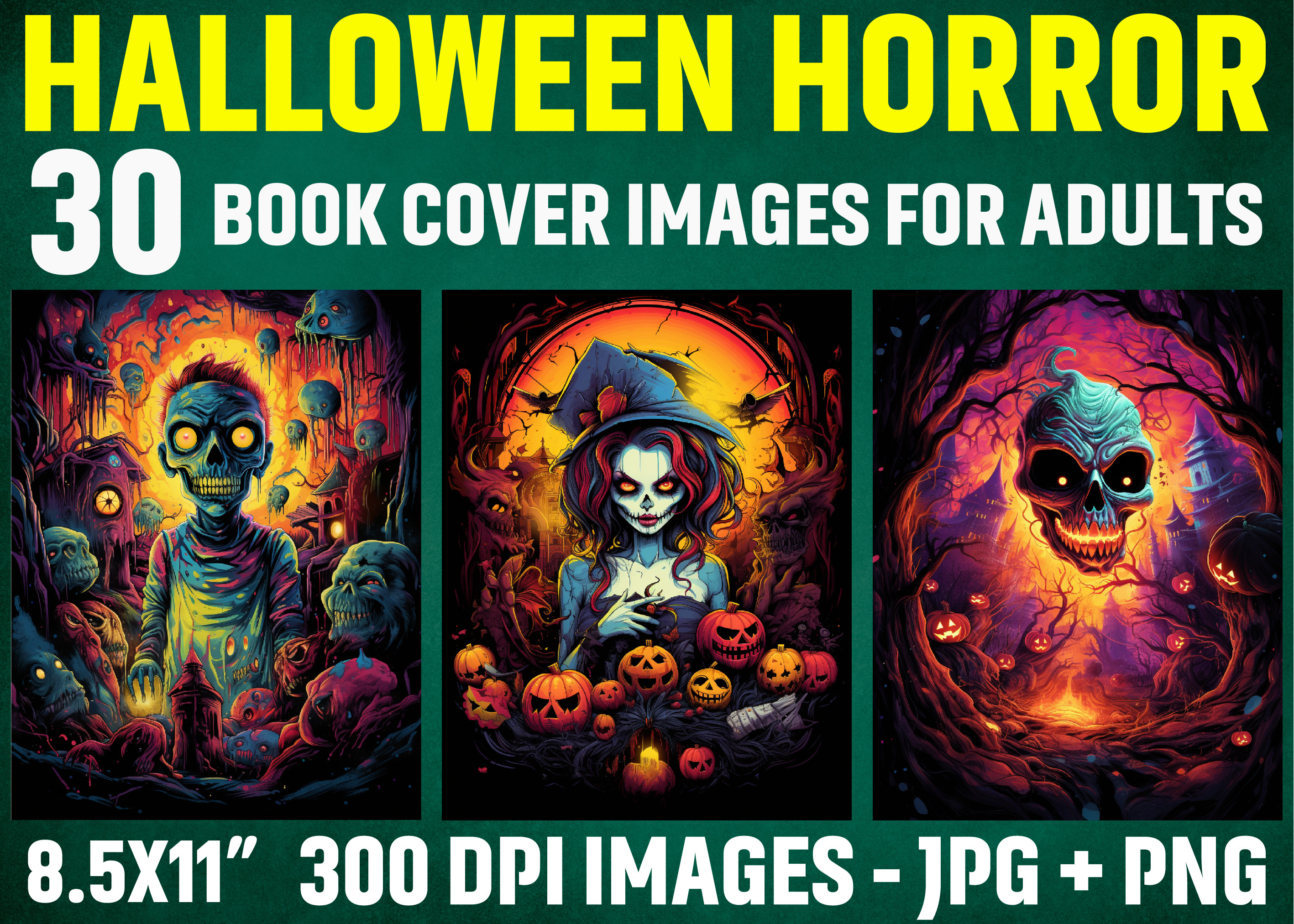 30 Horror Halloween Book Cover Images