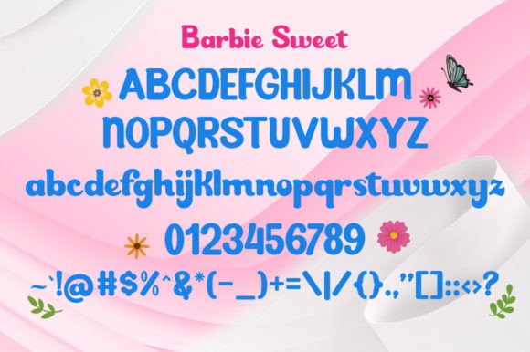 Barbie Sweet Font - Preview 4