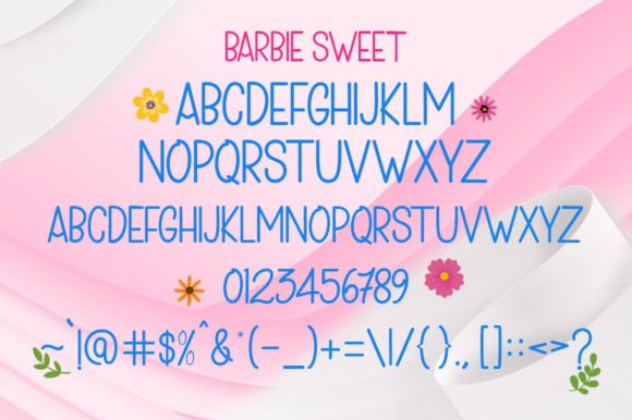 Barbie Sweet Font - Preview 5