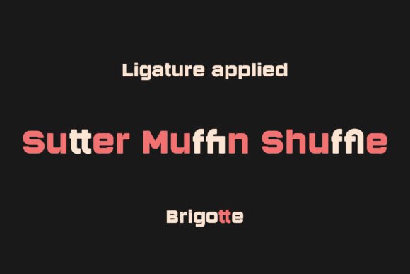Brigotte Font - Preview 3