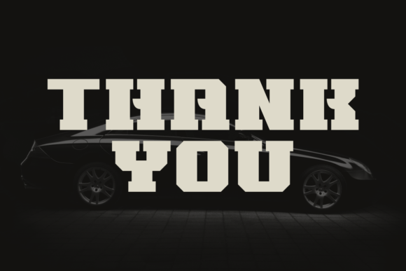 Burn Speed Font - Preview 3
