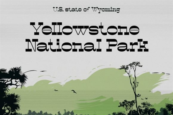 Canyon Slab Font - Preview 5