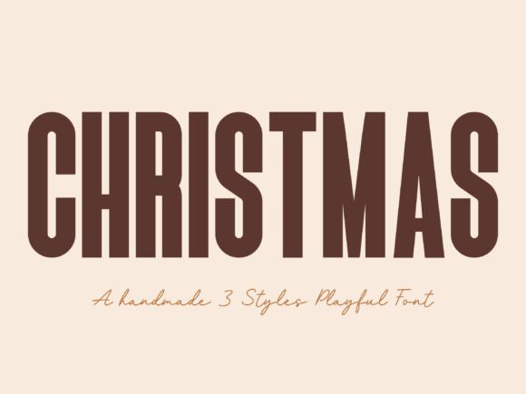 Christmas Font - Preview 1