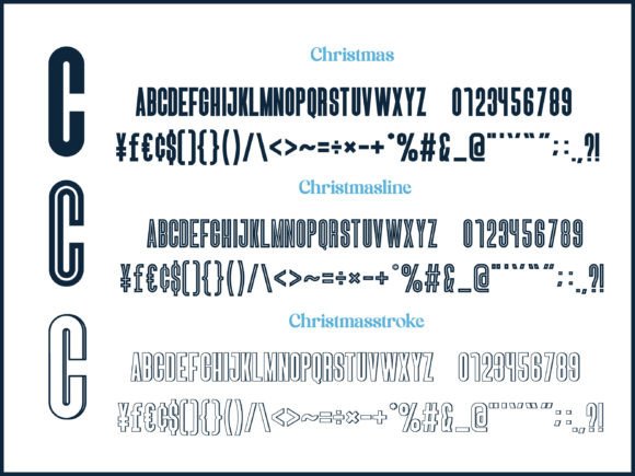 Christmas Font - Preview 4