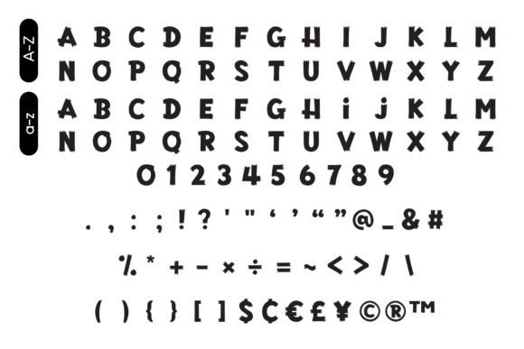 Fox Zombie Font PNG with transparent background - Preview 6