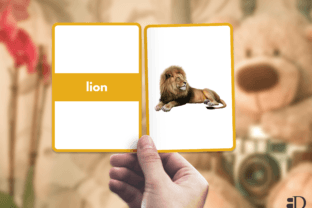 Free Jungle Animals Flashcards Graphic by BDSign · Creative Fabrica