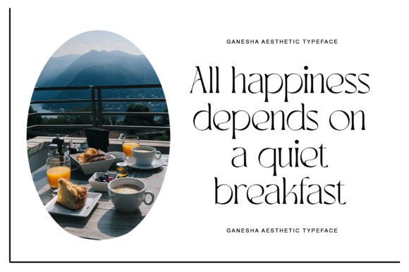 Ganesha Aesthetic Font - Preview 2