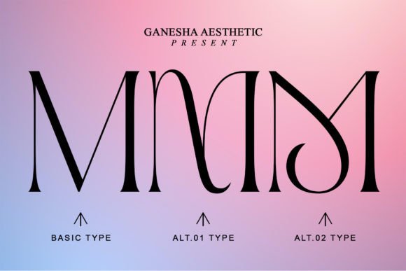 Ganesha Aesthetic Font - Preview 3