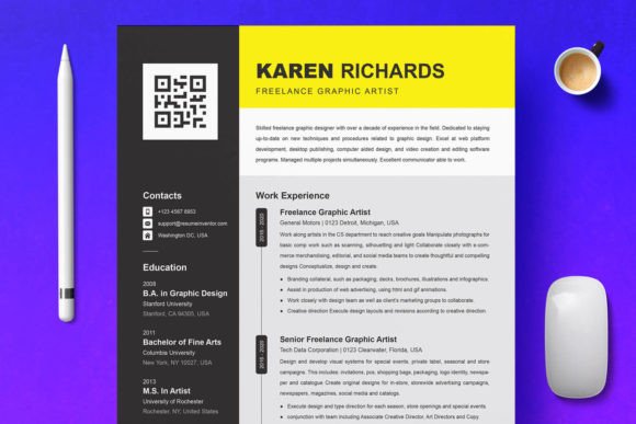 Graphic Artist Resume Template