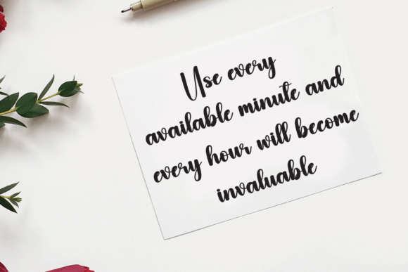 Handmade Market Font PNG with transparent background - Preview 2