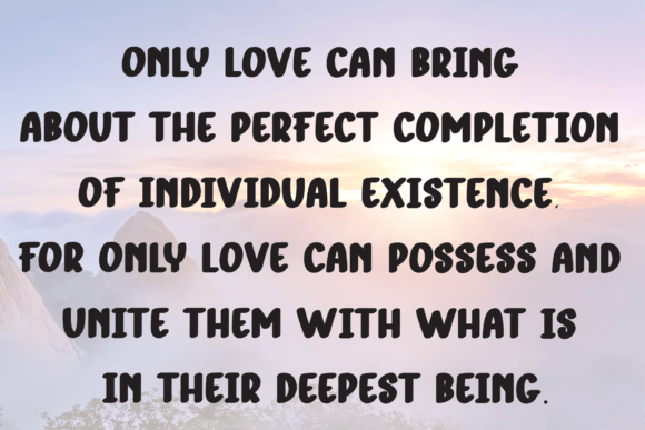 Kind Love Font PNG with transparent background - Preview 4