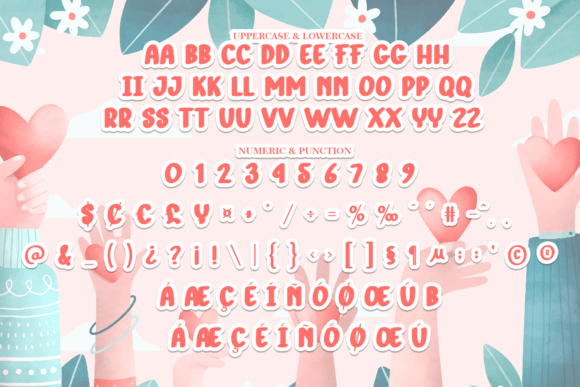 Kind Love Font PNG with transparent background - Preview 5