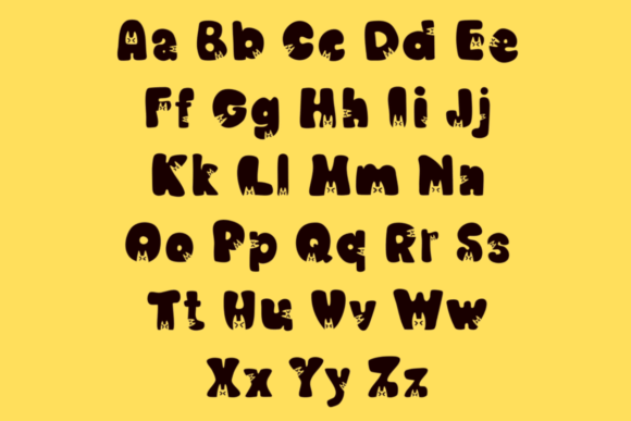 Little Meow Font font preview - 5