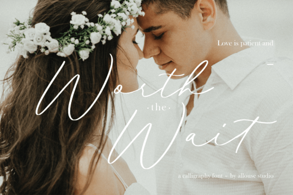Mathilda Calligraphy Font PNG with transparent background - Preview 4