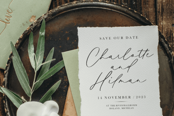 Mathilda Calligraphy Font PNG with transparent background - Preview 5