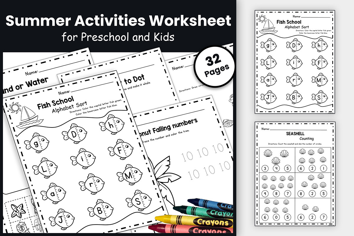 Preschool Summer Packet cover