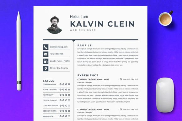 Resume Template | Web Designer CV