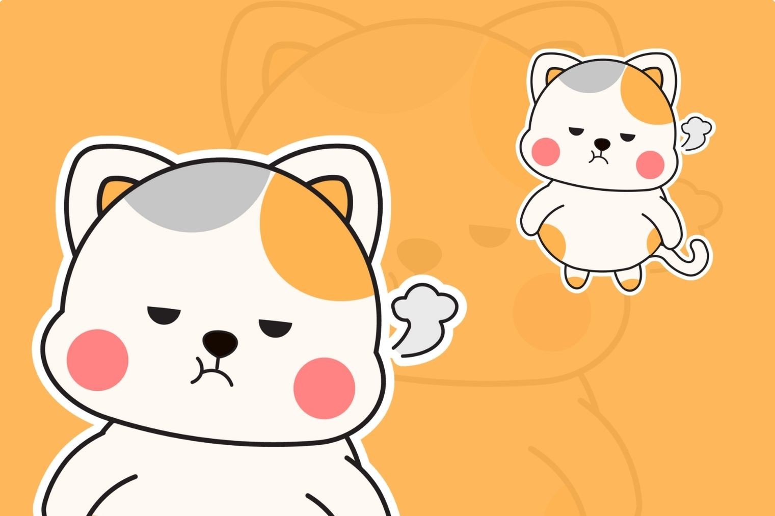 Teaching Materials Cute Cat Animals P