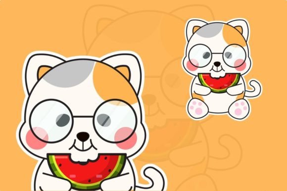 Teaching Materials Cute Cat Animals Q