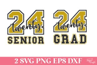 Twenty 24 Senior & Grad SVG Graphic by Anastasia Feya · Creative Fabrica