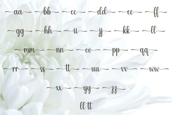 Flowers Font - Preview 5