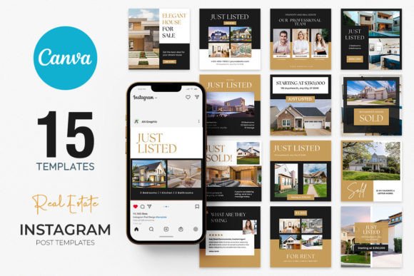 15 Real Estate Instagram Post Template