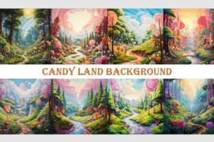 Candy Land Background Graphic by Ansart · Creative Fabrica